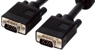 100' SVGA Monitor Cable HDDB15 Male to Male Ferrites 
